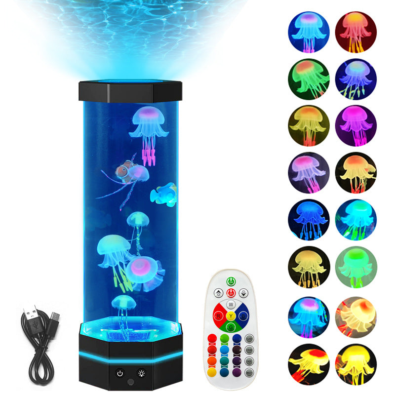 Jellyfish Lava Lamp 17 Colors Changing
