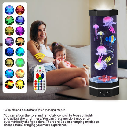 Jellyfish Lava Lamp 17 Colors Changing