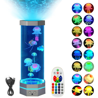 Jellyfish Lava Lamp 17 Colors Changing